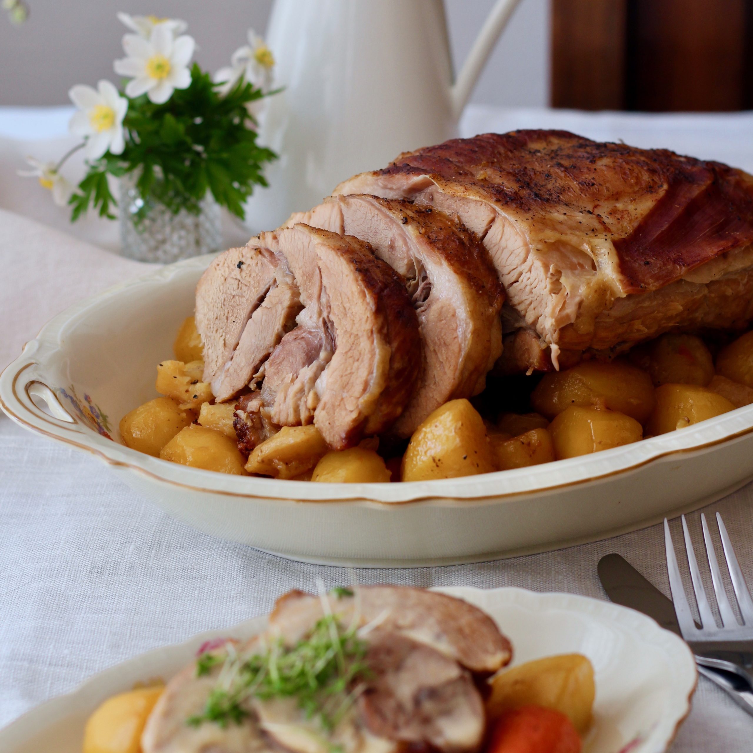 Kalbsbraten im Gemüsebett Rezept - Veronikas Hofküche